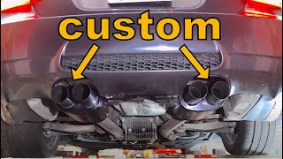 Building a 1 of 1 exhaust for my V8 M3!
