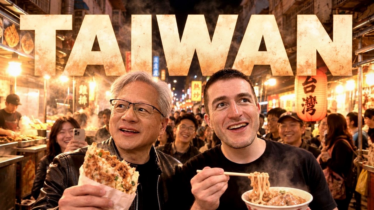 Visiting Taiwan w/ Jensen Huang | Lex Fridman
