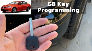 How To Program A Pontiac G8 Key 2008 - 2009 DIY Transponder Chip Ignition