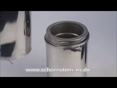 Doppelwandiger Edelstahlschornstein Twisttech | Montageanleitung