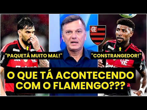 PÉSSIMO!!! "Se o FLAMENGO CONTINUAR ASSIM, CORRE SÉRIO RISCO de..." VEJA o que MAURO CEZAR FALOU!