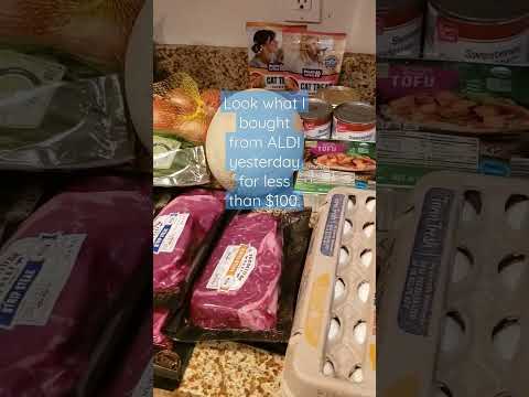 ALDI Grocery Haul 02.25.2023. #trending #cooking #aldi #groceryhaul