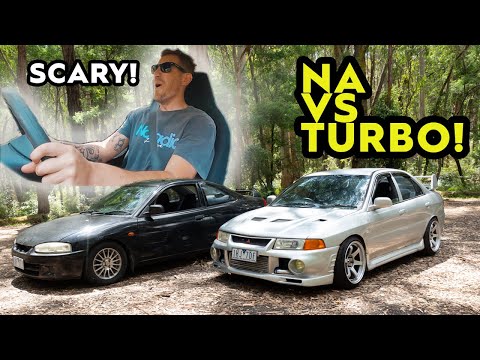 4G15 VS 4G93 TURBO Lancer Touge BATTLE