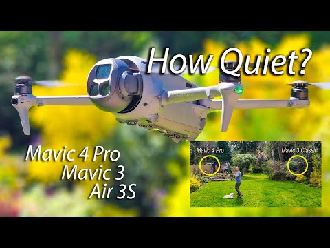 DJI Mavic 4 Pro Sound: How Can It Be This Quiet?  3-Way Comparison w Mavic 3 & Air 3S