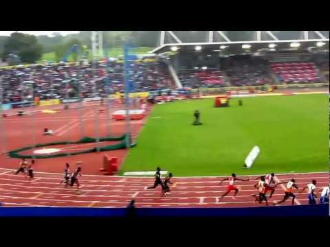 Meeting de Londres - Relai 4x100m - passage de témoin - 14 juillet 2012