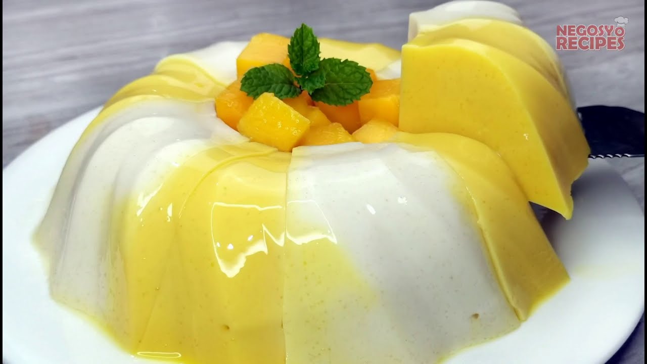 Creamy Mango Gulaman Mango Jelly Recipe