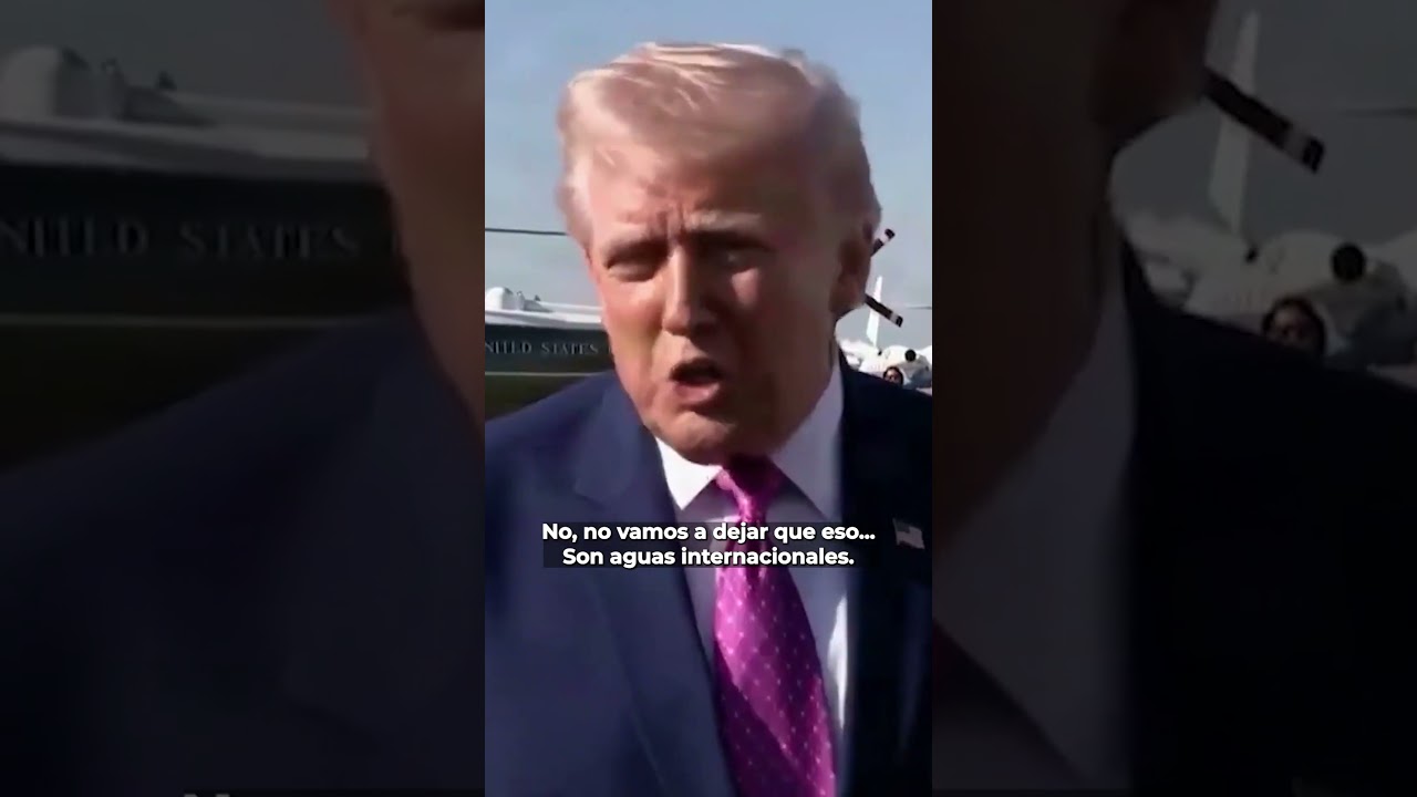 Donald Trump lanza una advertencia sobre un posible cobro de peaje en el estrecho de Ormuz.#Latinus