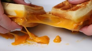 Waffle Grilled Cheese by Tasty