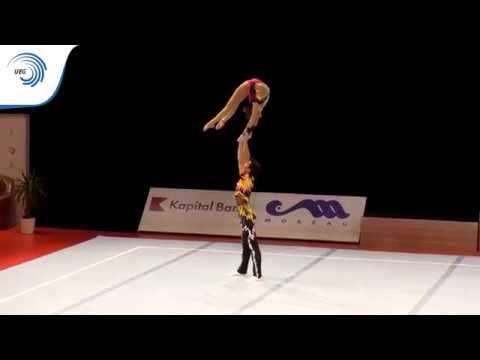 Bruno PEREIRA & Beatriz FIGUEIREDO (POR) - 2015 Acrobatic European Champions, 12 - 18