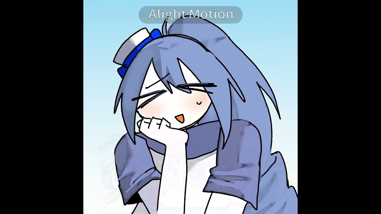 ヘアアレンジ🤤❤️‍🔥 #イラスト  #originacharacter #oc #alightmotion #animation #edit #art #animationmeme