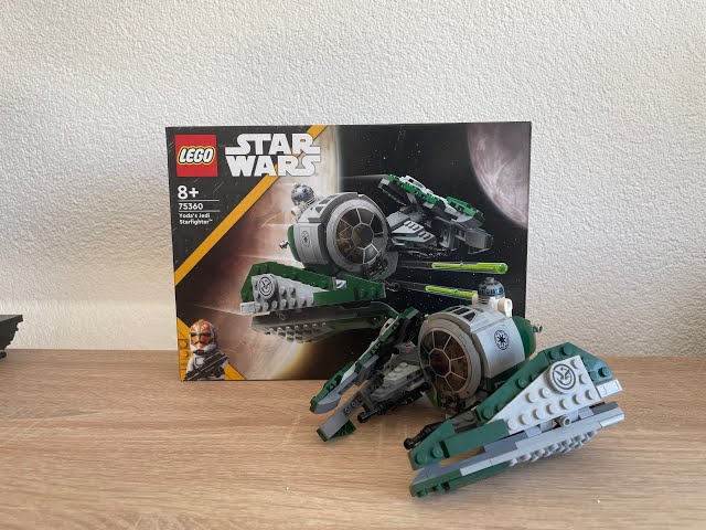 Vídeo relacionado con LEGO 75360 Star Wars Caza Estelar Jedi de Yoda, Juego de Construcción de Vehículo de La Guerra de los Clones con Minifigura del Maestro Yoda, Espada láser y Figura del Droide R2-D2