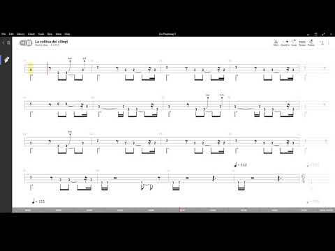 La collina dei ciliegi ( Lucio Battisti ) ,Tablatura e base Senza Basso - Backing bass track-NO BASS