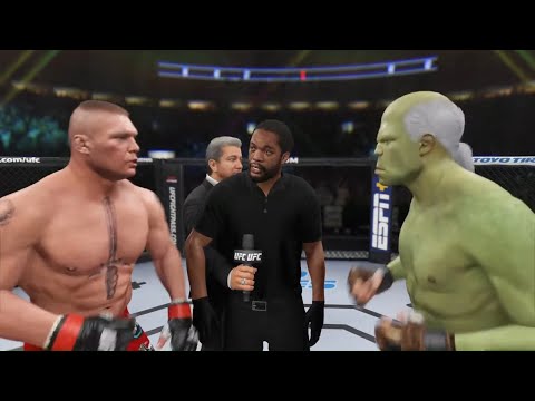 UFC 4 – Brock Lesnar – Old Hulk – Crazy UFC 👊🤪
