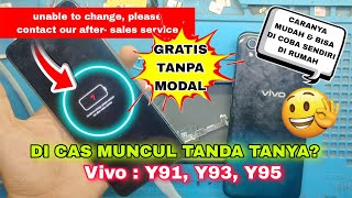 Download lagu Cara Atasi Muncul Tanda Tanya Saat Cas Pada Vivo Y91, 93, 95  (Tutorial Gratis) mp3