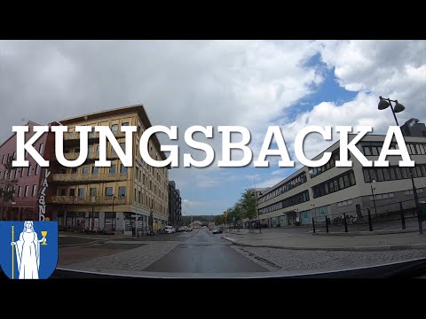 Kungsbacka, Sweden. Dashcam video.