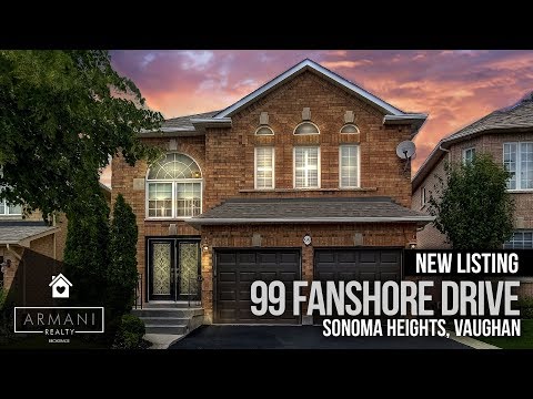 SOLD! 99 Fanshore Drive in Woodbridge, Vaughan (Toronto, Ontario, Canada)