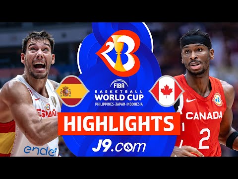 Spain 🇪🇸 vs Canada 🇨🇦 | J9 Highlights | FIBA Basketball World Cup 2023