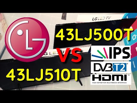 Review LED TV LG 43LJ510T dan 43LJ500T Digital TV New 2017 indonesia HD