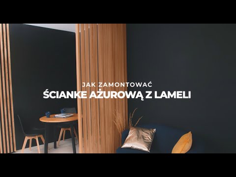 How to build a slatted partition wall yourself? - openwork partition - DIY - Lamele3D