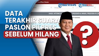 Real Count Pilpres 2024 5 Maret Sebelum Diagram KPU Hilang, Prabowo-Gibran di Angka 58,82%