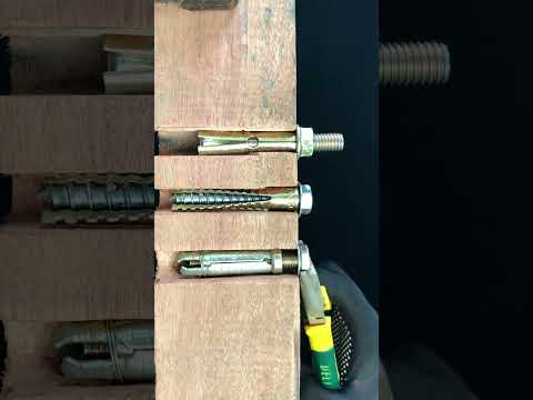 Expansion Bolt🔩 Installation and removal🔧anchor #anchoring #wallanchor #fasteners #diy #tools