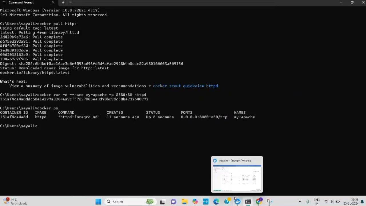 Customizing Apache HTTP Server in a Docker Container | Step-by-Step Guide