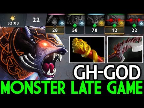 GH-GOD [Ursa] Monster Late Game Make Enemy Rage Quit WTF 7.22 Dota 2