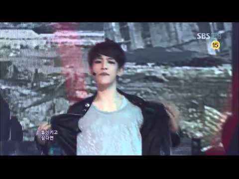 EXO-K [MAMA] @SBS Inkigayo Popular song 20120415