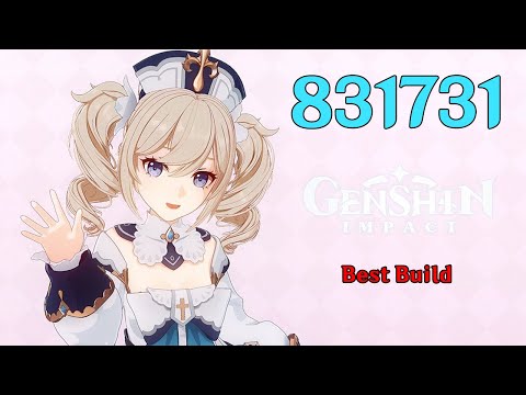 DPS Barbara 14k To 831K Damage Showcase + Build Genshin Impact