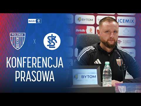 [Betclic 1. liga] Konferencja prasowa po meczu Polonia Bytom - ŁKS Łódź (2:3)