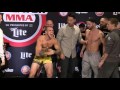 Brennan Ward and Dennis Olson's intense exchange at weigh-ins