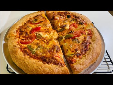 🍕Homemade Thick Crust Sausage Pizza Recipe🍕 |...