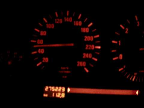 BMW 525 0-100km/h (bad grip 1. gear)