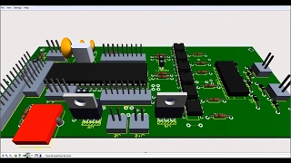 How to design a PCB layout and Circuit digram on Proteus Software (tutorial)