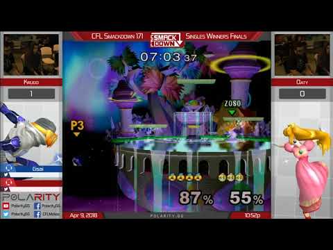 CFL Smackdown 171 Melee - Krudo (Sheik) vs Oaty (Peach) - Winners Finals