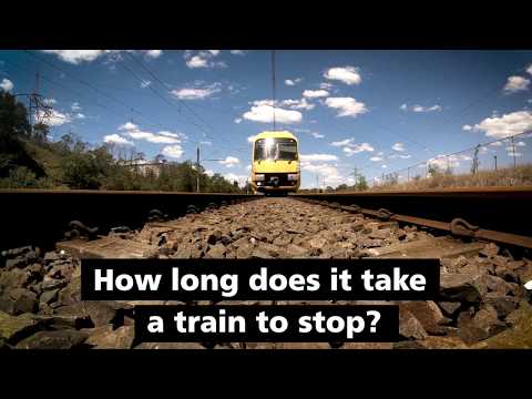 How long does it take a train to stop?