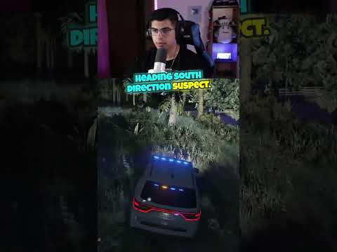 Sheriff deploys K9 at fleeing suspect... #shorts #lspdfr #police #gta5mods