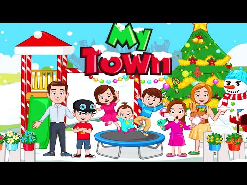 My Town  Home Family Doll House - NEW CHRISTMAS THEME UPDATE | iPad Gameplay