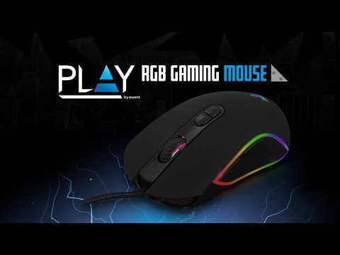 PL3301 Gaming Muis met RGB verlichting 4800 DPI