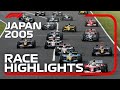 2005 Japanese Grand Prix: Race Highlights | DHL F1 Classics