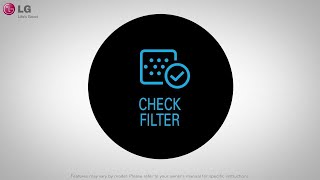 LG Dryers: Check Filter Blinking Light