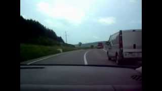 preview picture of video 'VW GOLF 4 1.9 TDI OVERTAKE E60 ROMANIA CLUJ NAPOCA HUEDIN OVERTAKING'