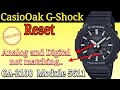 RESET Casio G Shock GA 2100 Fix Analog And Digital Don T Match Sync Module 5611