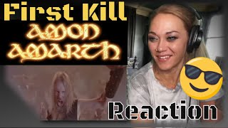 Amon Amarth First Kill REACtion | Just Jen Reacts to Amon Amarth First Kill | Amon Amarth Reaction