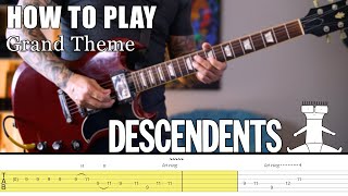 Grand Theme - DESCENDENTS (Everything Sucks Instrumental Hidden Track Guitar Playthrough w/ Tab)