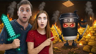 كابتشينو اساسينو سرق الدايموند بتاعنا في عالم ماين كرافت ????????
