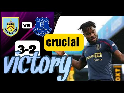 Maxwel Cornet's late goal gave Burnley a crucial 3-2 victory over Everton