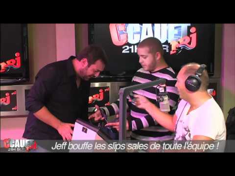 Jeff eats the dirty underwear of the whole team! - C'Cauet on NRJ
