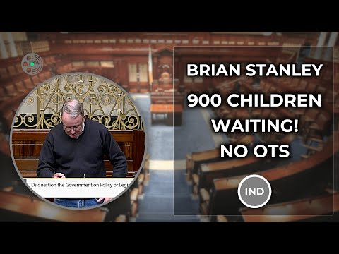 Brian Stanley: 900 Children Waiting - Where Are the OTs?