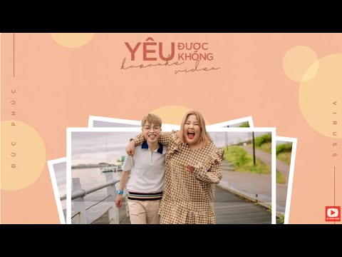 Yêu Được Không - Đức Phúc || Karaoke Beat hạ 1 tone
